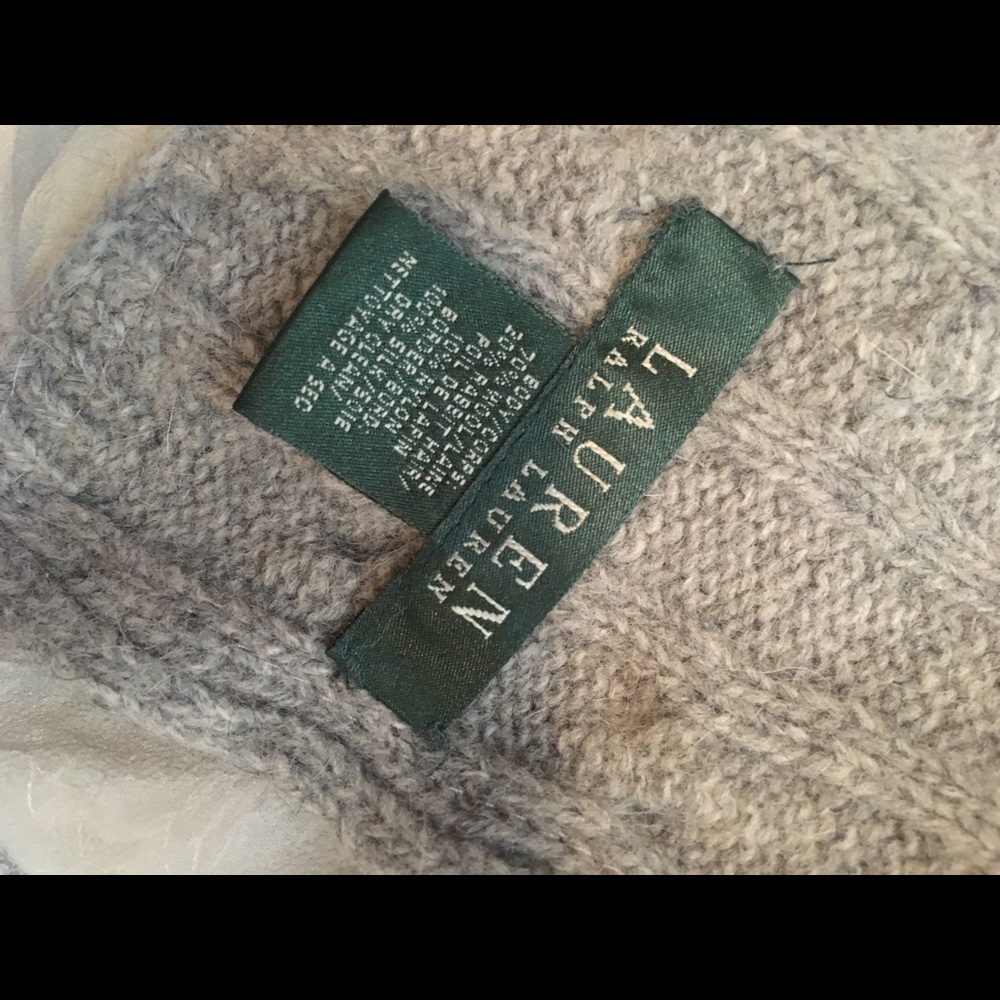 Gorgeous wool, rabbit and silk Ralph Lauren scarf